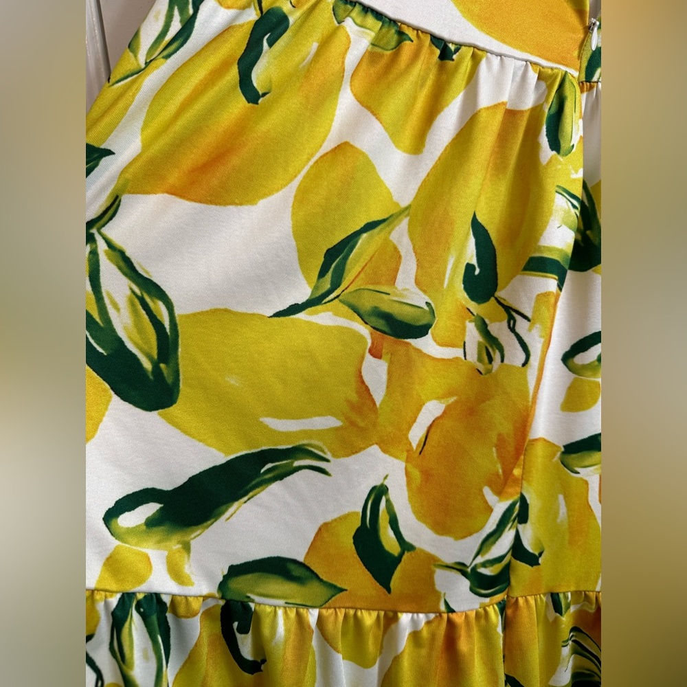 Tiered Lemon Skirt XS - Picture 10 of 11